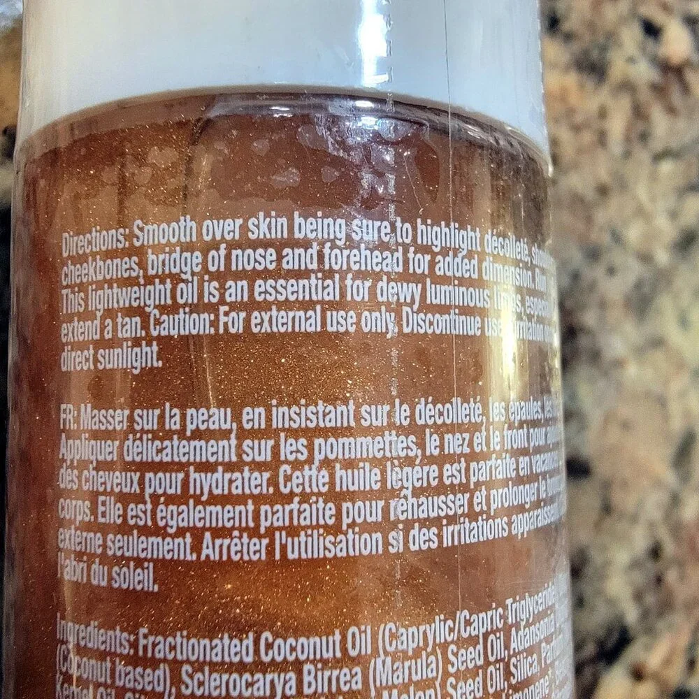 NEW African Botanics Shimmering Gold Oil Body Hair 2FL OZ LAST ONE - Picture 6 of 10